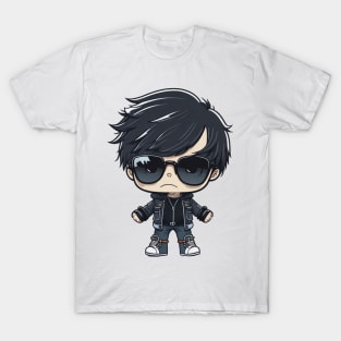 emo boy with sunglasses T-Shirt